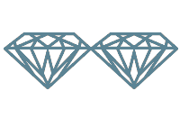 Ico jewelry create pairs blue